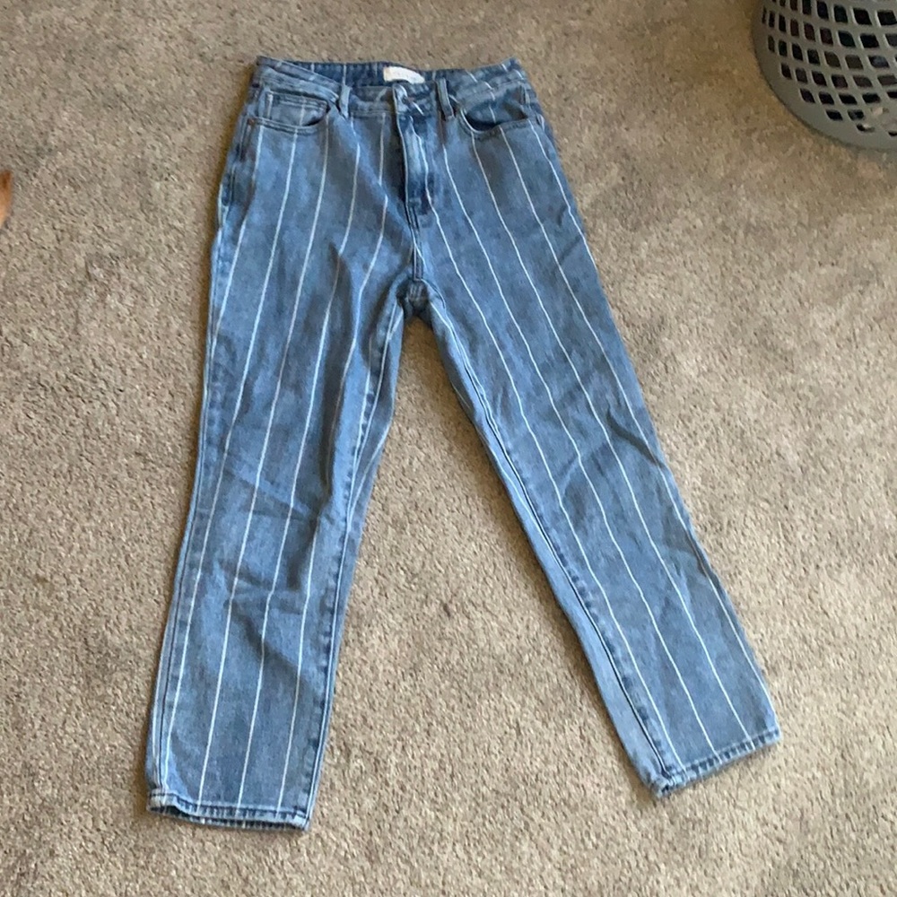 Pacsun Striped Mom Jeans